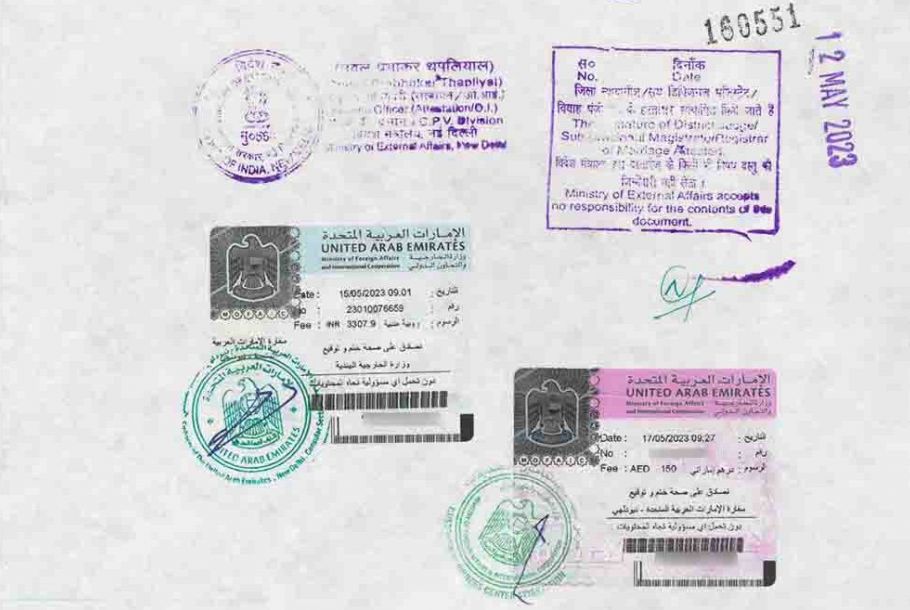 Marriage Certificate Attestation in Dubai and UAE