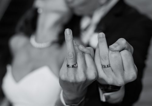 get married in the UAE civil wedding rings couple official marriage moment