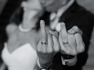 get married in the UAE civil wedding rings couple official marriage moment